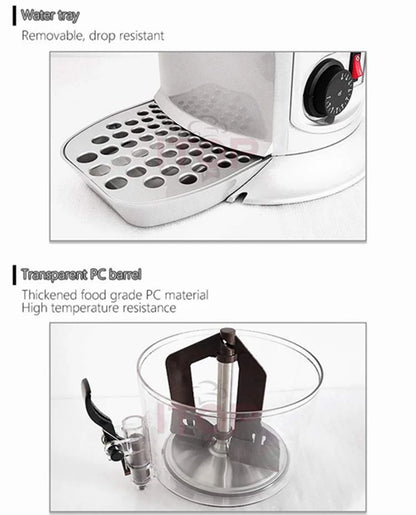 ITOP 3L Hot Chocolate Machine Chocolate Dispenser Rotary Blender Mixer Warmer for Chocolate Milk Coffee Cocoa Melting Maker - Merit Sell