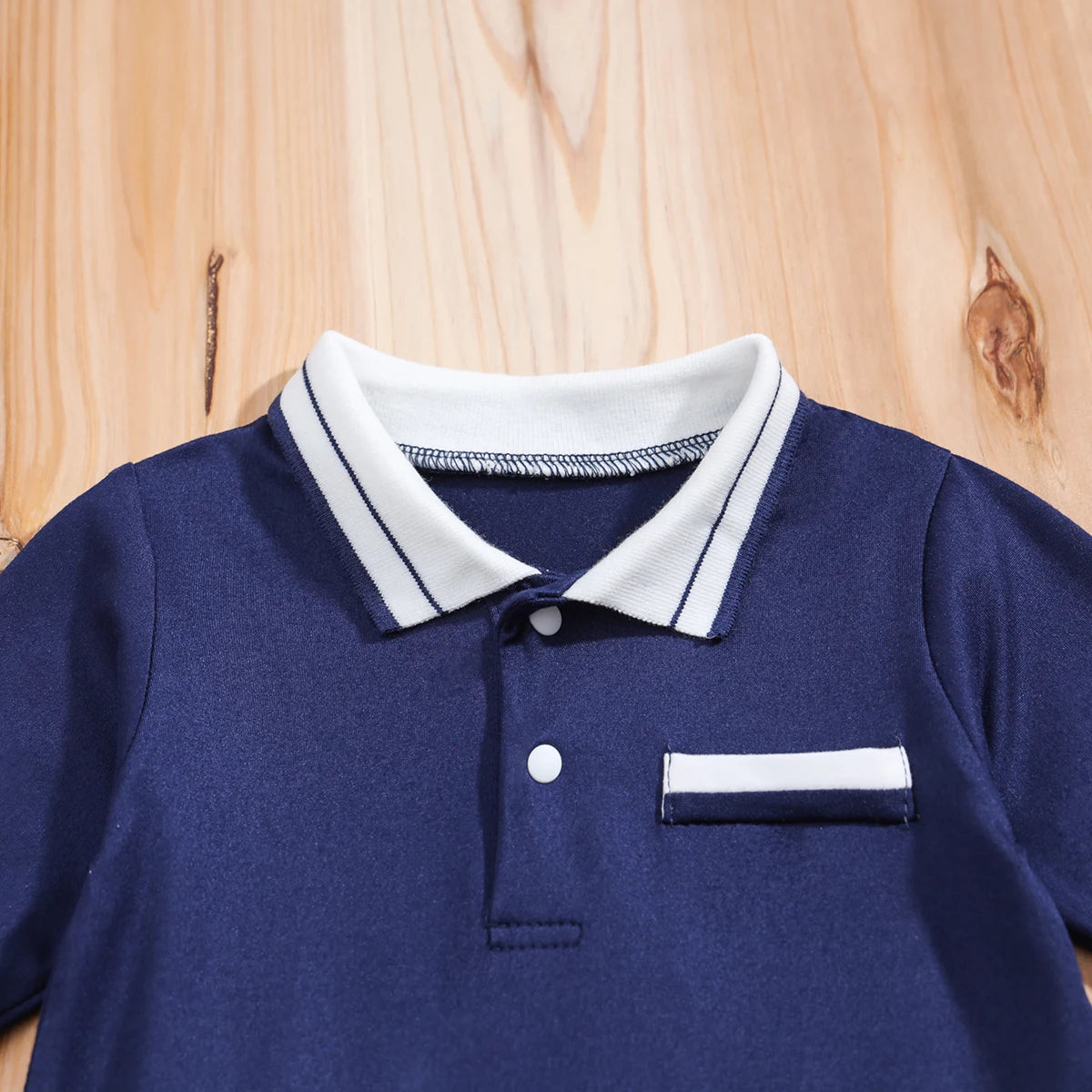 IURNXB Newborn Baby Boys Gentleman Clothes One Piece Polo Romper Formal Outfit Tuxedo Christmas Long Sleeve Jumpsuit Gifts 0-18M - Merit Sell