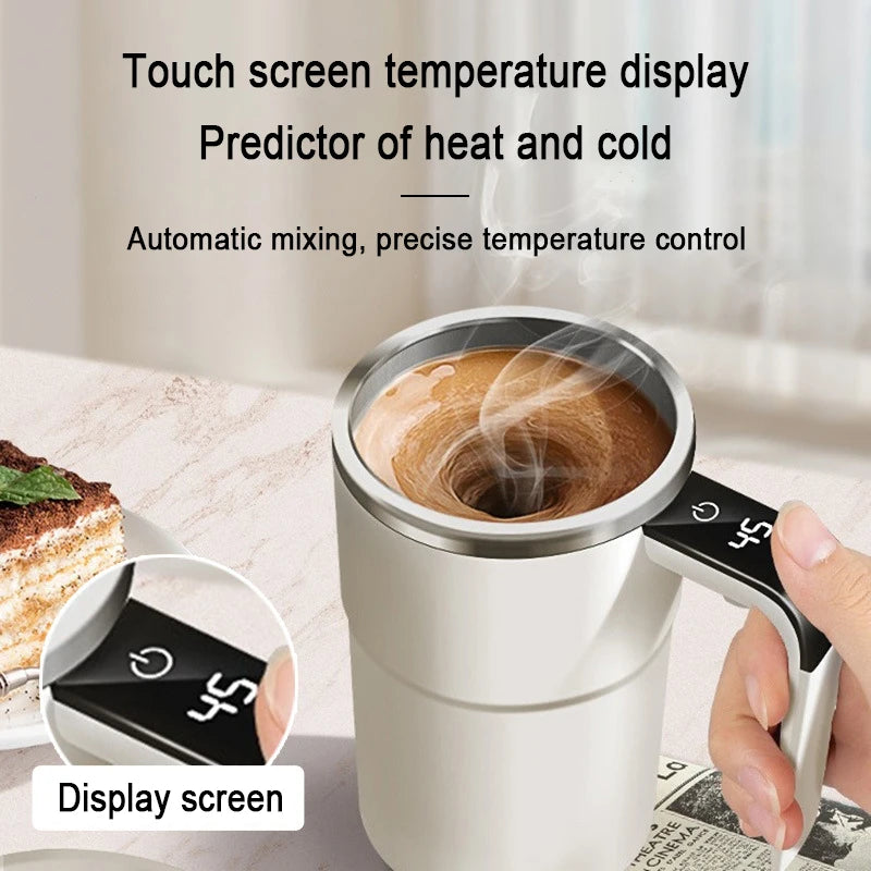 Intelligent Household Electric Pour-Over Coffee Maker Temperature Display Automatic Self-Stirring USB New Plastic for Protein - Merit Sell