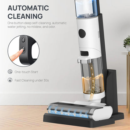 JONR ED12 Wet Dry Smart Vacuum Washing Cleaner Wireless Washing Floor Cleaner/Mop Water - Merit Sell
