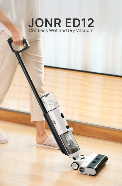 JONR ED12 Wet Dry Smart Vacuum Washing Cleaner Wireless Washing Floor Cleaner/Mop Water - Merit Sell