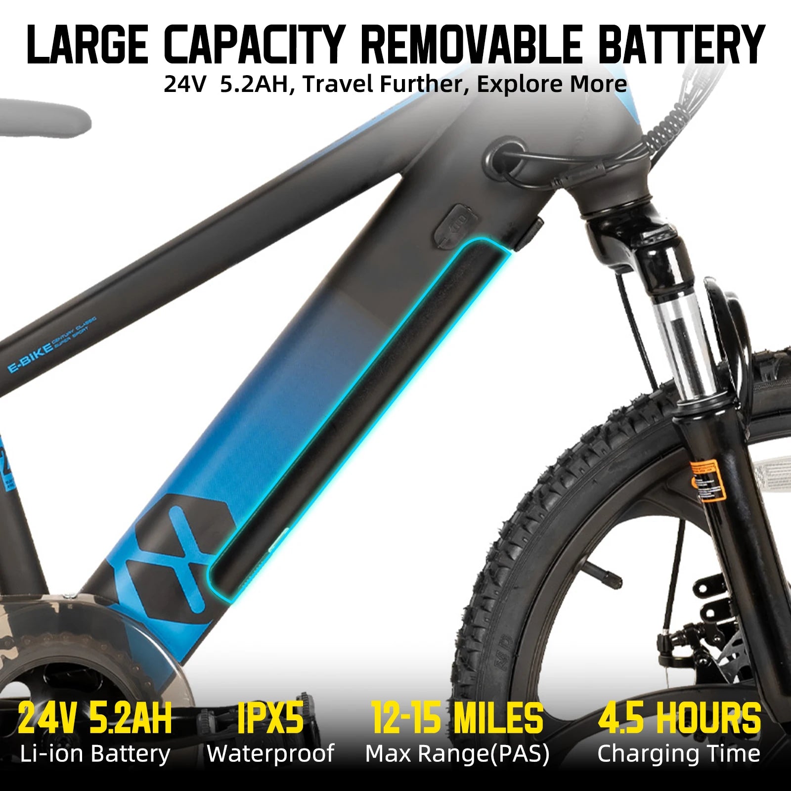 JOYSTAR Electric Bike for Kids Teens Ages 7+ with 250W Motor, 15 Miles 15MPH Electric Mountain Bicycle Safe Mini Ebikes - Merit Sell