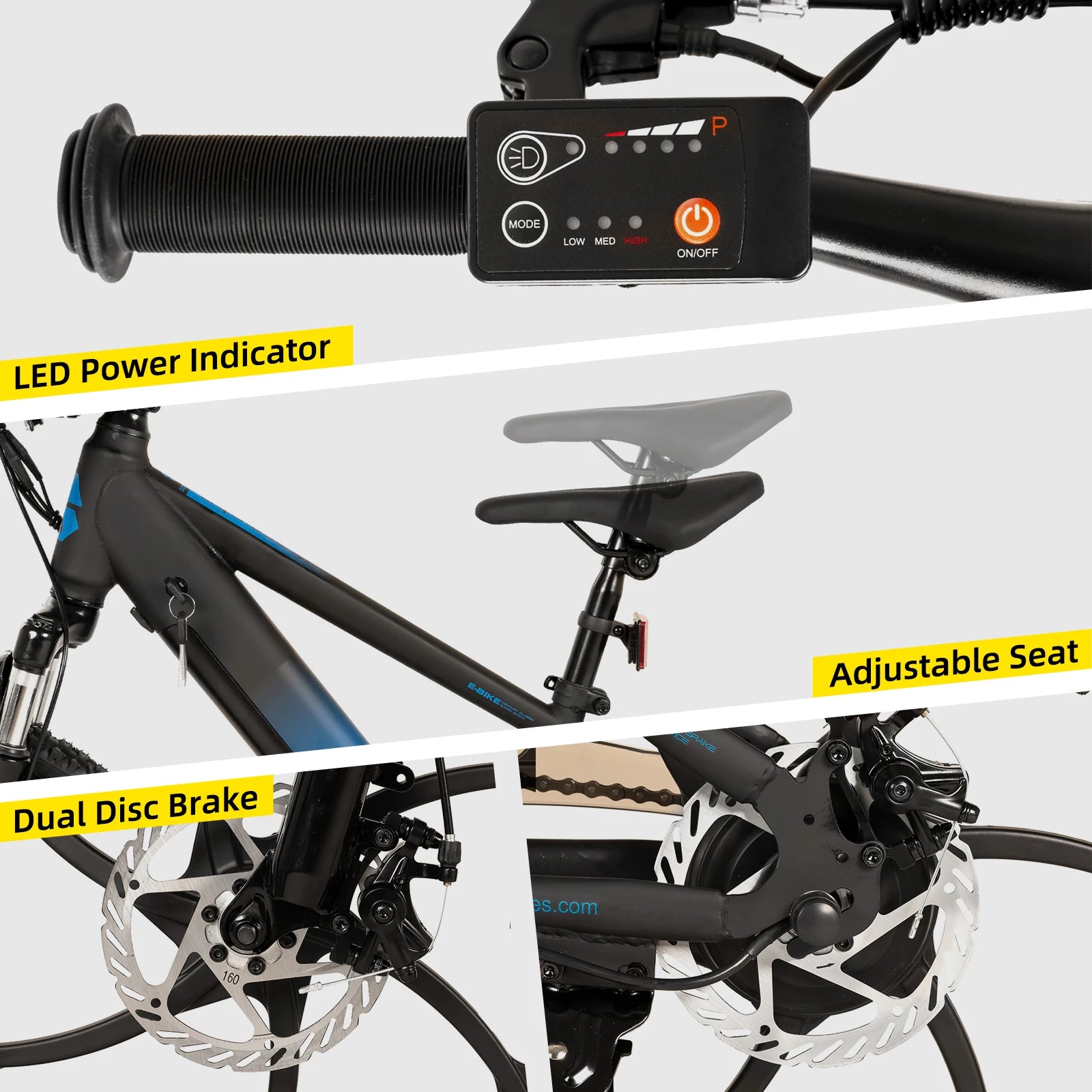 JOYSTAR Electric Bike for Kids Teens Ages 7+ with 250W Motor, 15 Miles 15MPH Electric Mountain Bicycle Safe Mini Ebikes - Merit Sell