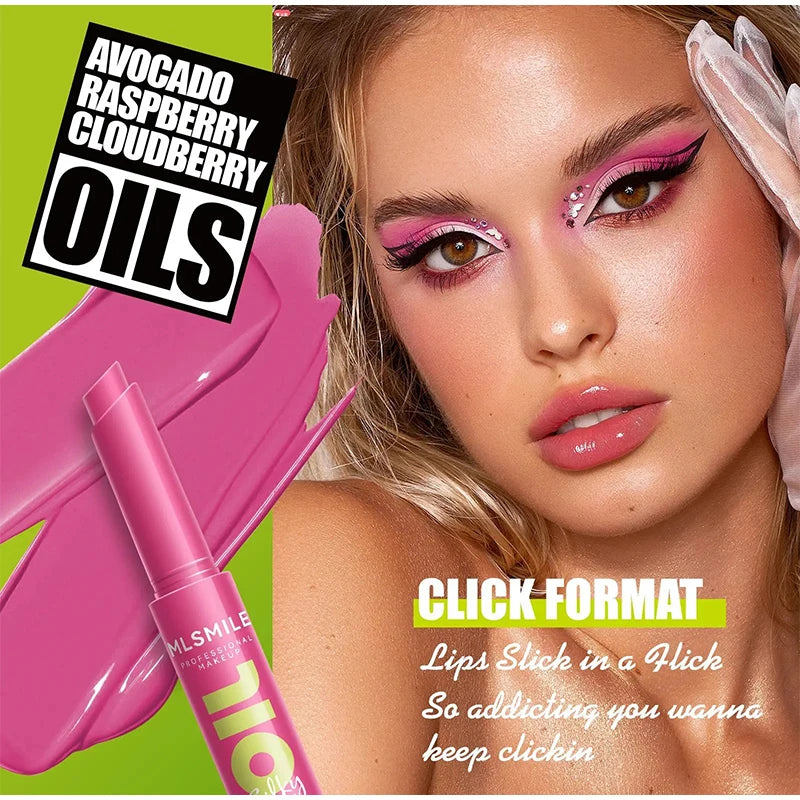 Jelly Solid Lip Gloss Make-up Hydrating Mirror Red Brown Lipstick Clear Moisturizing Lip Tint Nature Nude Lipstick Pen Cosmetics - Merit Sell