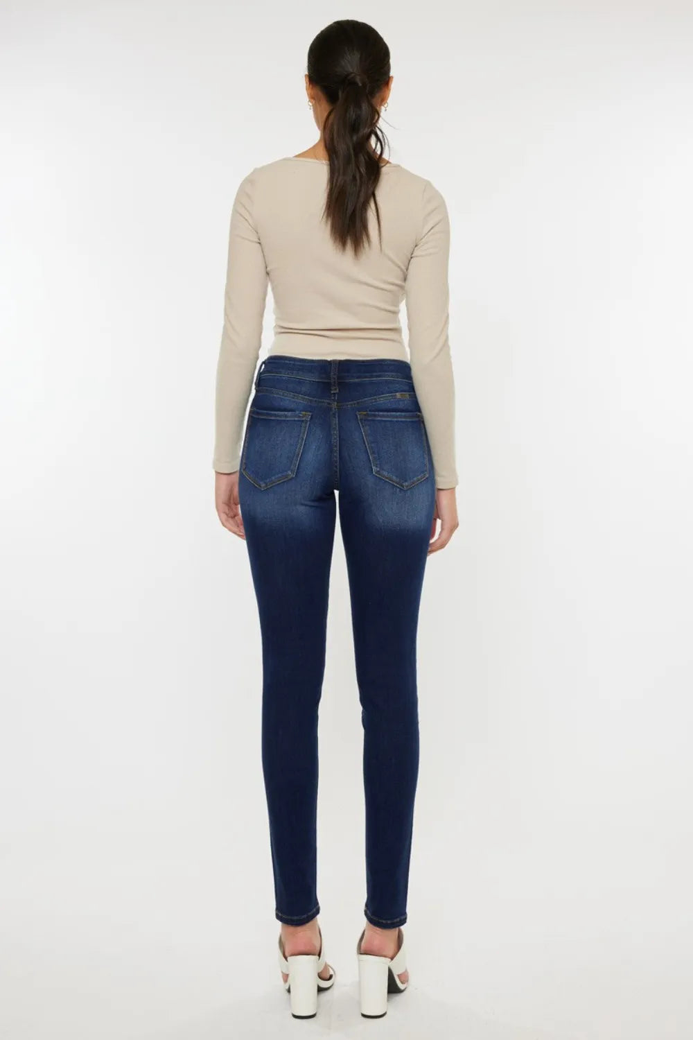 Kancan Mid Rise Gradient Skinny Jeans - Merit Sell