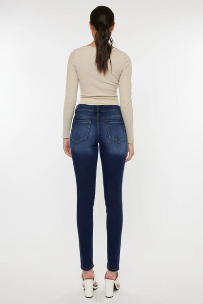 Kancan Mid Rise Gradient Skinny Jeans - Merit Sell