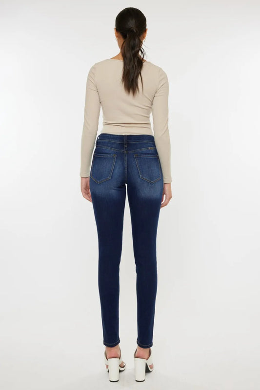 Kancan Mid Rise Gradient Skinny Jeans - Merit Sell