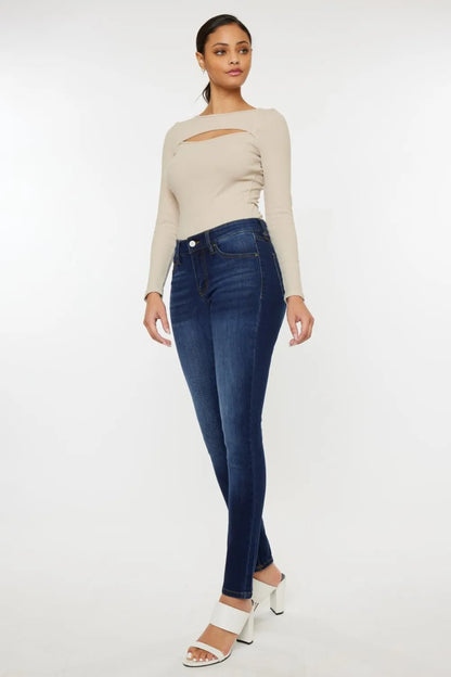 Kancan Mid Rise Gradient Skinny Jeans - Merit Sell
