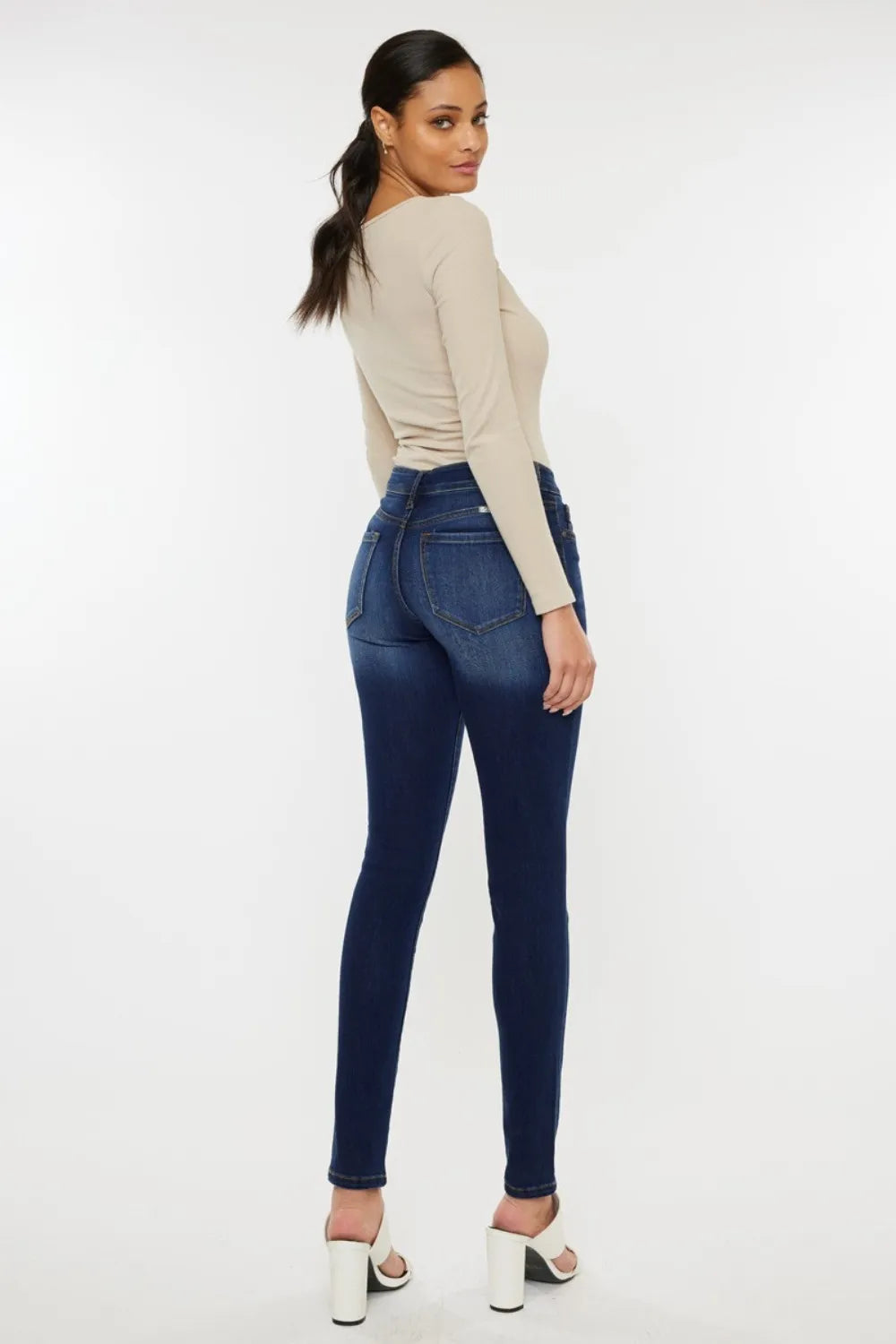 Kancan Mid Rise Gradient Skinny Jeans - Merit Sell