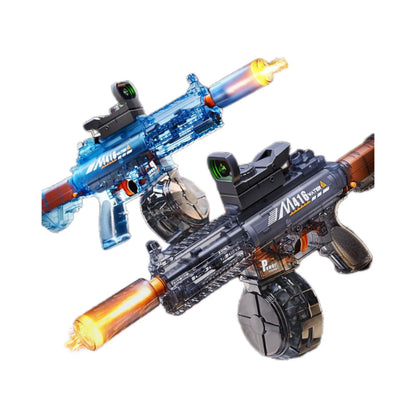 Kids Electric Water Gun with Sound & Lights - Tactical Assault Rifle Toy for Outdoor Games, Pool Beach Summer Fun Ages 8-12 - Merit Sell