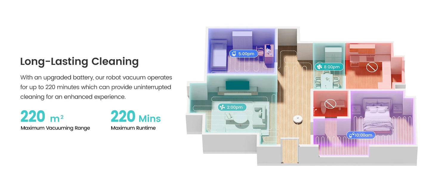 LEFANT Robot Vacuum Cleaner with Mapping, 12000Pa Suction, Emptying Station, Automatic Washing and Drying, DTOF Laser - Merit Sell