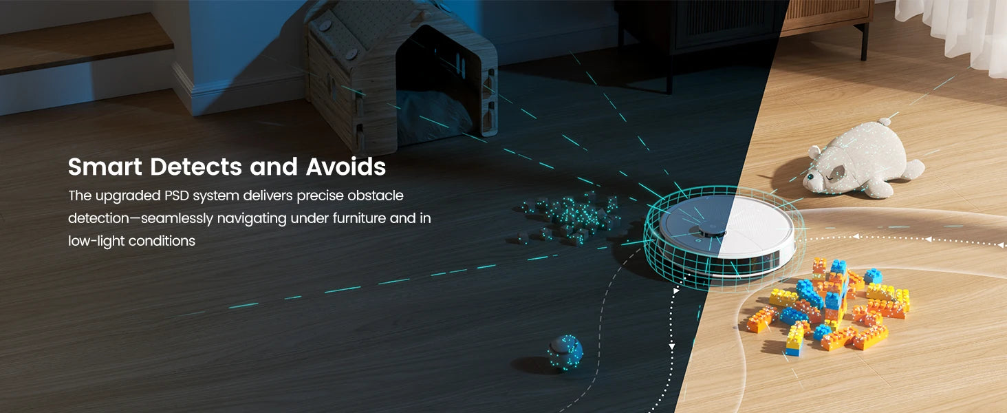 LEFANT Robot Vacuum Cleaner with Mapping, 12000Pa Suction, Emptying Station, Automatic Washing and Drying, DTOF Laser - Merit Sell