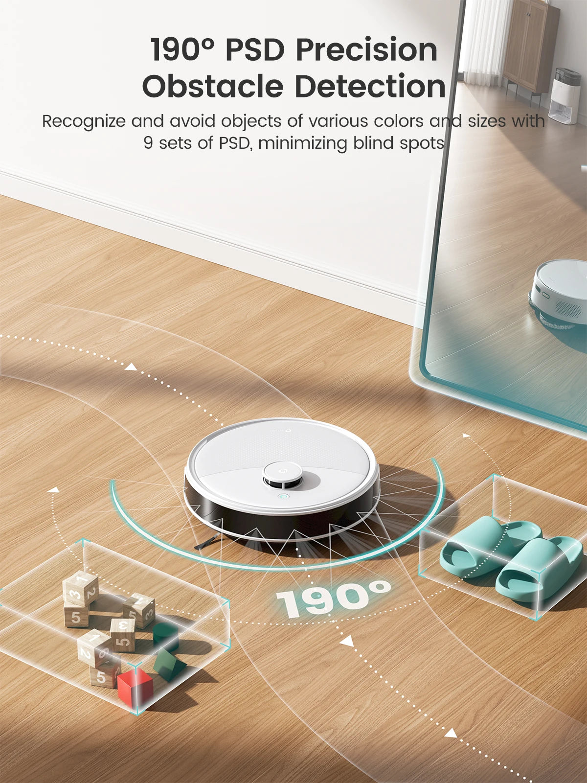 LEFANT Robot Vacuum Cleaner with Mapping, 12000Pa Suction, Emptying Station, Automatic Washing and Drying, DTOF Laser - Merit Sell