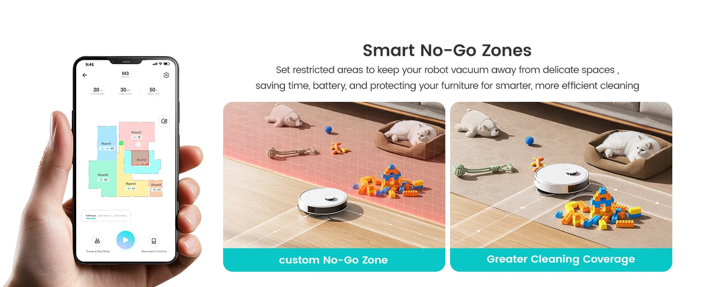 LEFANT Robot Vacuum Cleaner with Mapping, 12000Pa Suction, Emptying Station, Automatic Washing and Drying, DTOF Laser - Merit Sell