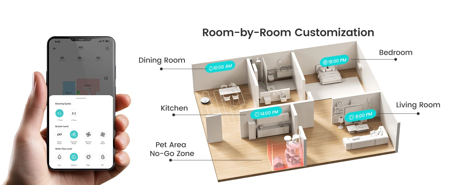 LEFANT Robot Vacuum Cleaner with Mapping, 12000Pa Suction, Emptying Station, Automatic Washing and Drying, DTOF Laser - Merit Sell