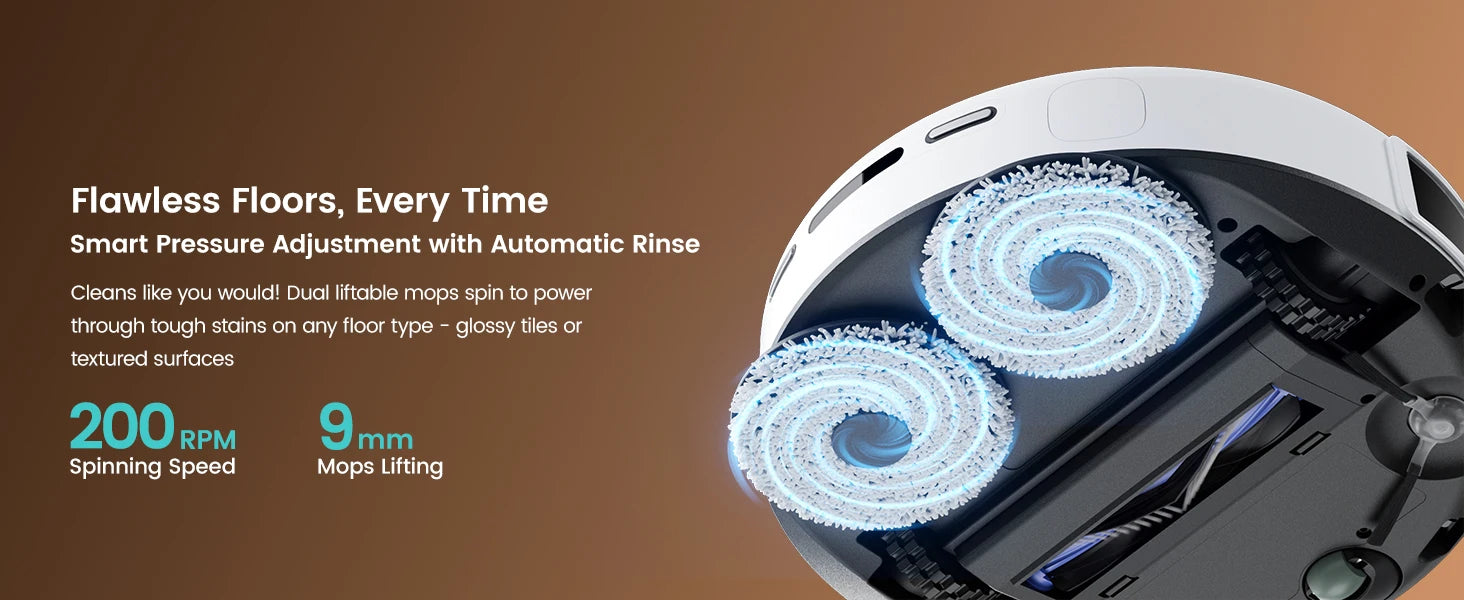 LEFANT Robot Vacuum Cleaner with Mapping, 12000Pa Suction, Emptying Station, Automatic Washing and Drying, DTOF Laser - Merit Sell