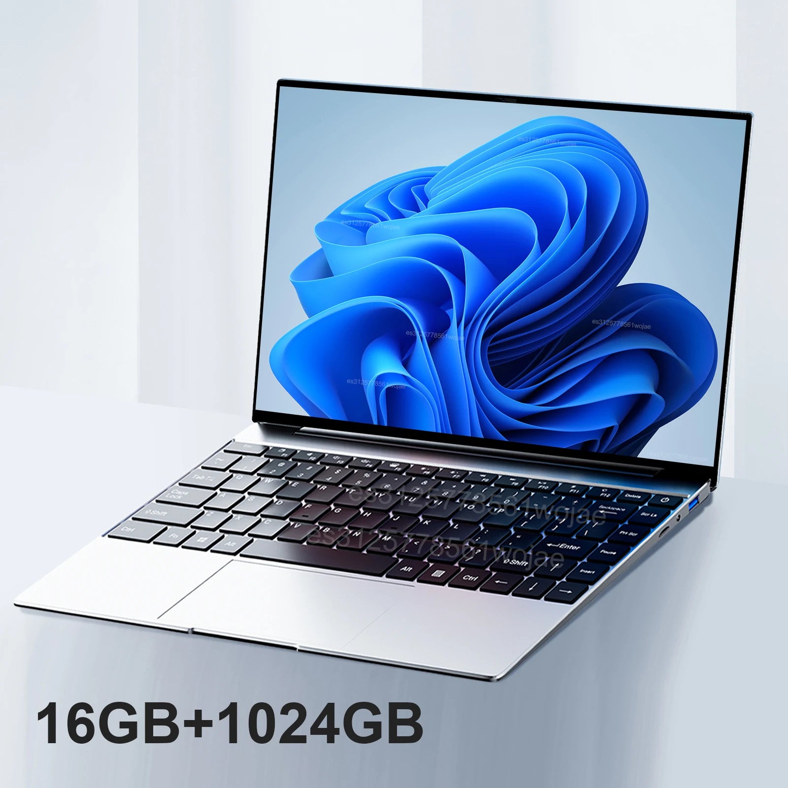 LENO 14.1"Ultra Slim Laptop 16GB RAM 2TB SSD Intel N3700 Windows 11 Notebook Gamer 1920*1080 HD Display Office Study Computer PC - Merit Sell