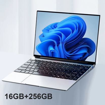 LENO 14.1"Ultra Slim Laptop 16GB RAM 2TB SSD Intel N3700 Windows 11 Notebook Gamer 1920*1080 HD Display Office Study Computer PC - Merit Sell
