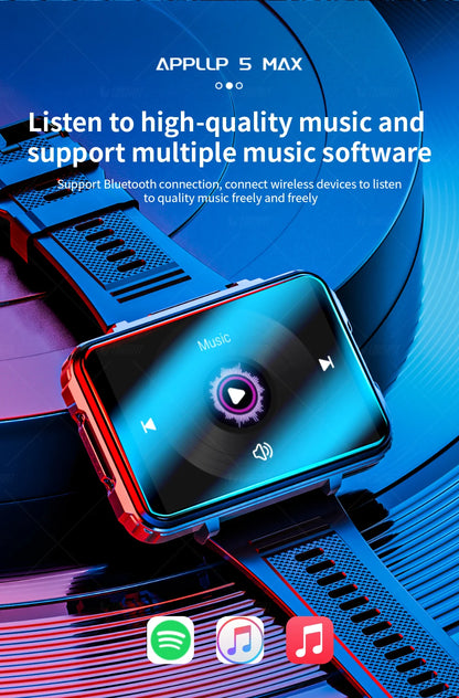 LOKMAT APPLLP 5 MAX Android Watch Phone Square Big Screen Wifi 4G Calls Smartwatches Dual Camera with Flashlight Gaming Watch - Merit Sell