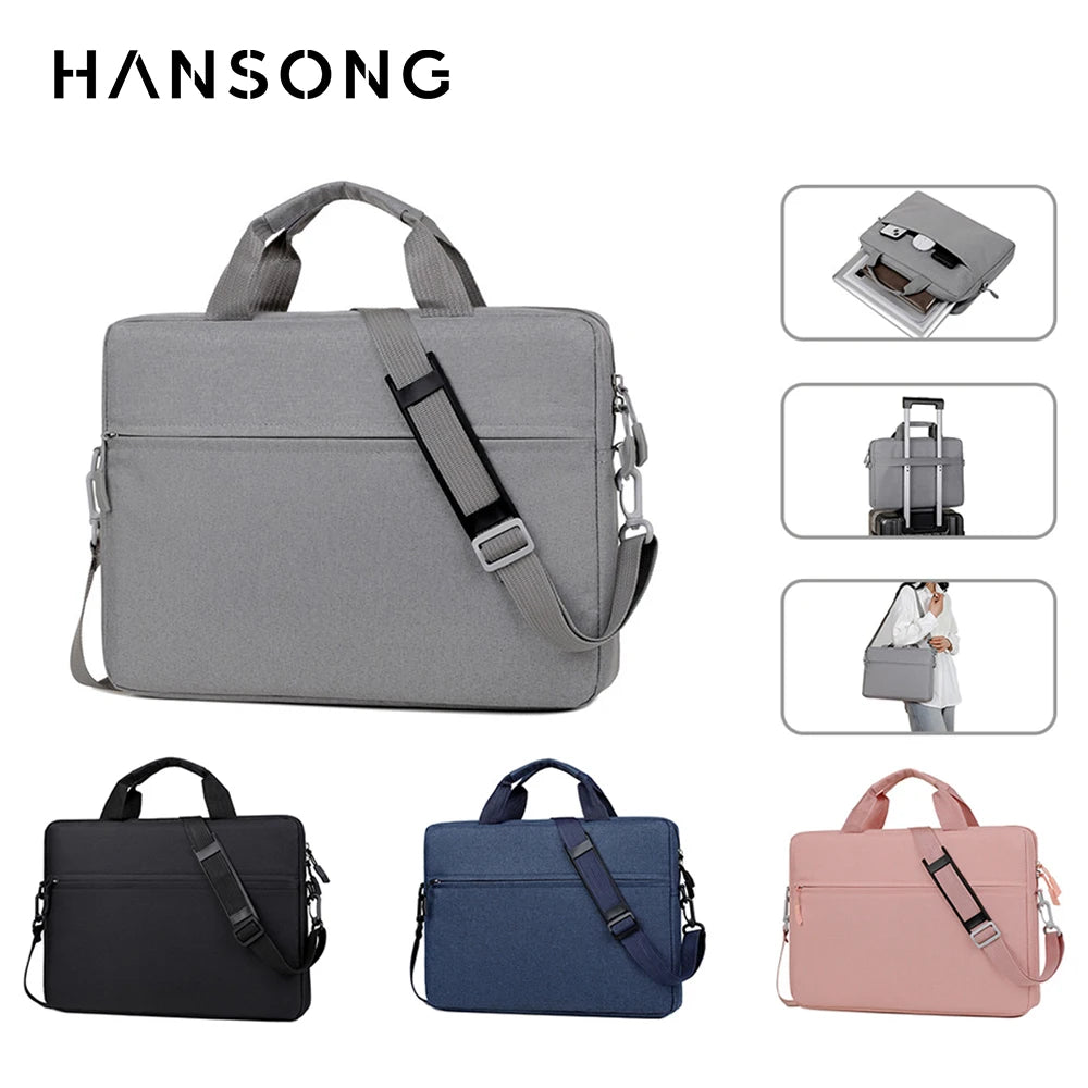 Laptop Sleeve Bag 14 15.6 Inch Notebook Case For Macbook Air Pro Tablet Waterproof Portable Travel Carrying Bag Computer Handbag - Merit Sell