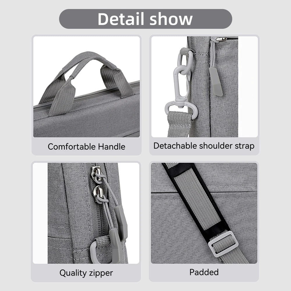 Laptop Sleeve Bag 14 15.6 Inch Notebook Case For Macbook Air Pro Tablet Waterproof Portable Travel Carrying Bag Computer Handbag - Merit Sell