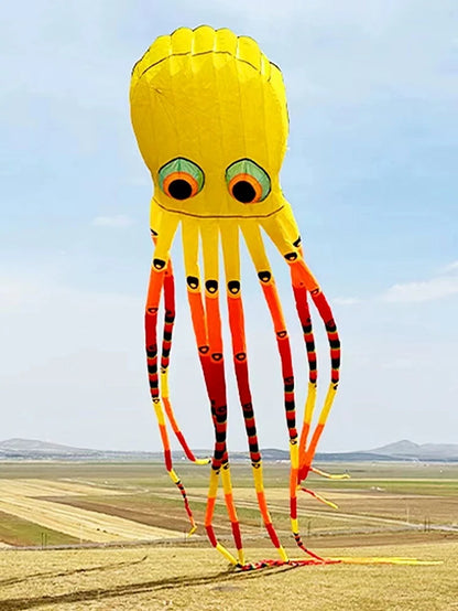 Large 15m octopus kites flying for adults kites windsurf cerfvolant inflatable toys kevlar Clothlarge kites outdoor fun dragon - Merit Sell