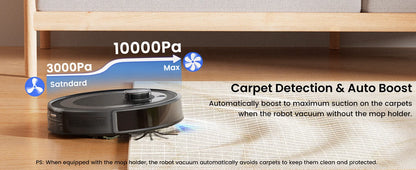 Lefant M2S Robot Vacuum Cleaner with Mapping, 10000Pa Suction, Automatic Dust Station,Laser Navigation, PSD Avoidance Technology - Merit Sell