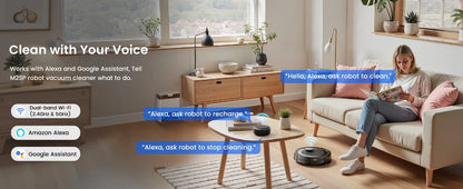 Lefant M2S Robot Vacuum Cleaner with Mapping, 10000Pa Suction, Automatic Dust Station,Laser Navigation, PSD Avoidance Technology - Merit Sell