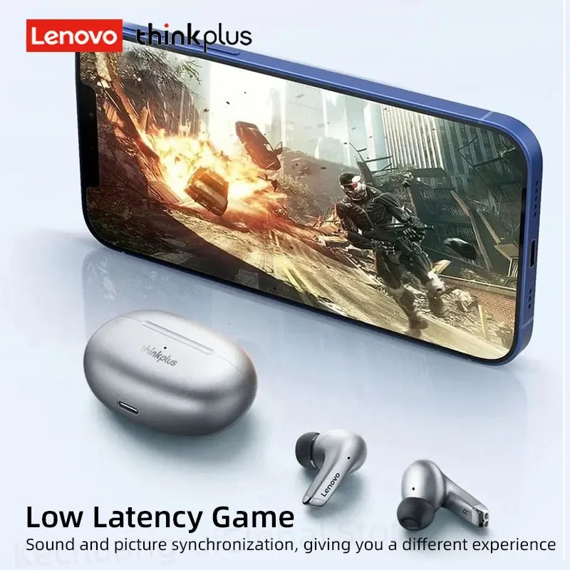 Lenovo LP5 TWS Bluetooth Earphone 9D Stereo HiFi Sports Waterproof Wireless Earbuds for iPhone 13 Xiaomi Bluetooth Headphones - Merit Sell