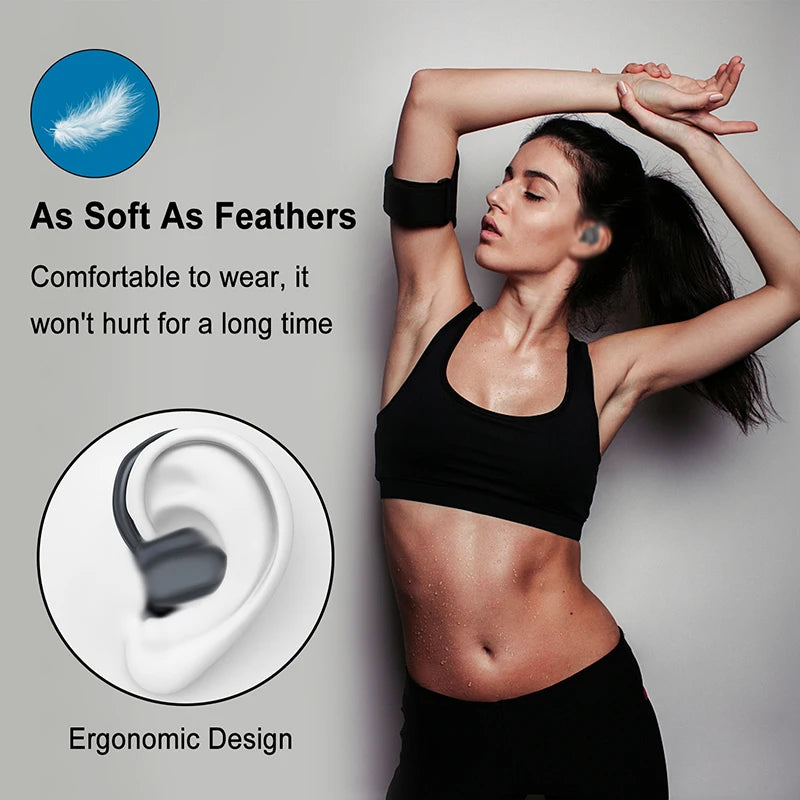 Lenovo Open-back Wireless Bluetooth Headphones, Noise-canceling and Waterproof Sports Headphones, Compatible with Xiaomi iPhone - Merit Sell