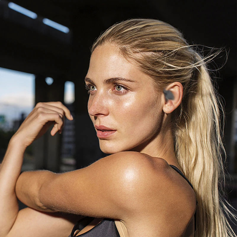 Lenovo Open-back Wireless Bluetooth Headphones, Noise-canceling and Waterproof Sports Headphones, Compatible with Xiaomi iPhone - Merit Sell