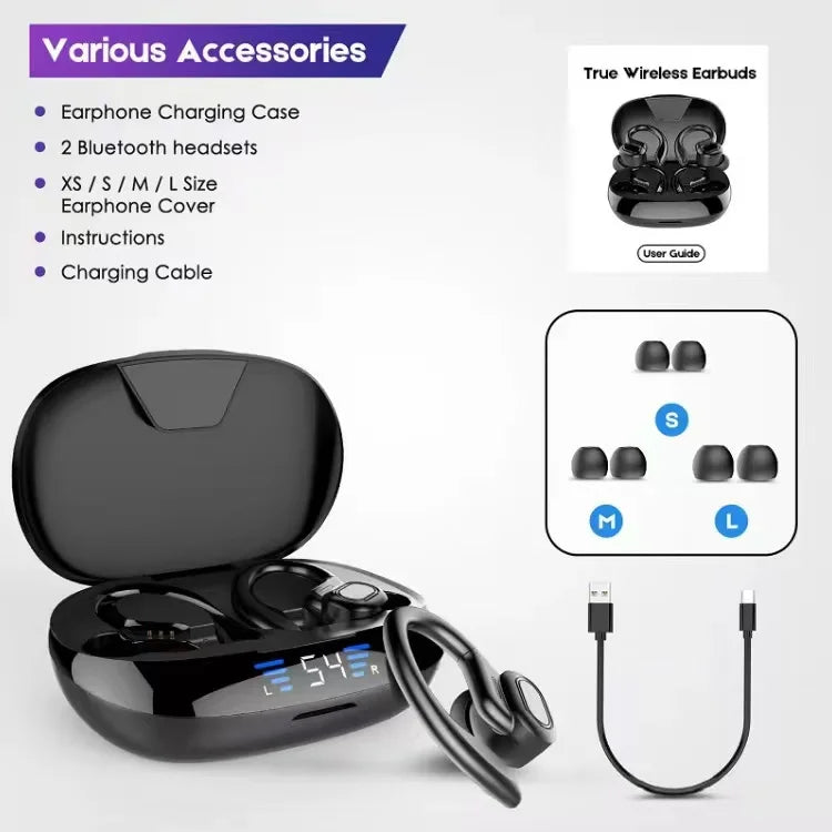 Lenovo Open-back Wireless Bluetooth Headphones, Noise-canceling and Waterproof Sports Headphones, Compatible with Xiaomi iPhone - Merit Sell