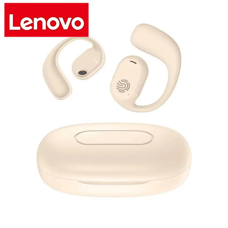 Lenovo Open-back Wireless Bluetooth Headphones, Noise-canceling and Waterproof Sports Headphones, Compatible with Xiaomi iPhone - Merit Sell