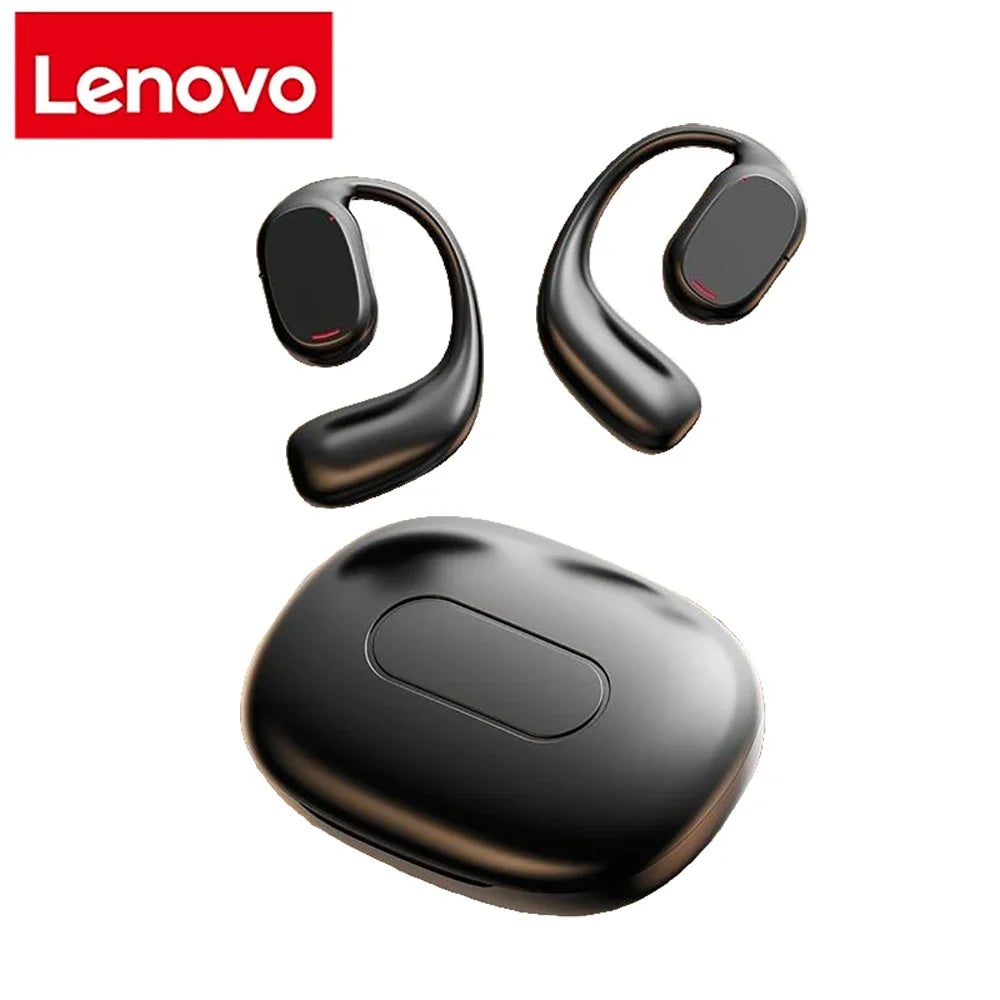 Lenovo Open-back Wireless Bluetooth Headphones, Noise-canceling and Waterproof Sports Headphones, Compatible with Xiaomi iPhone - Merit Sell