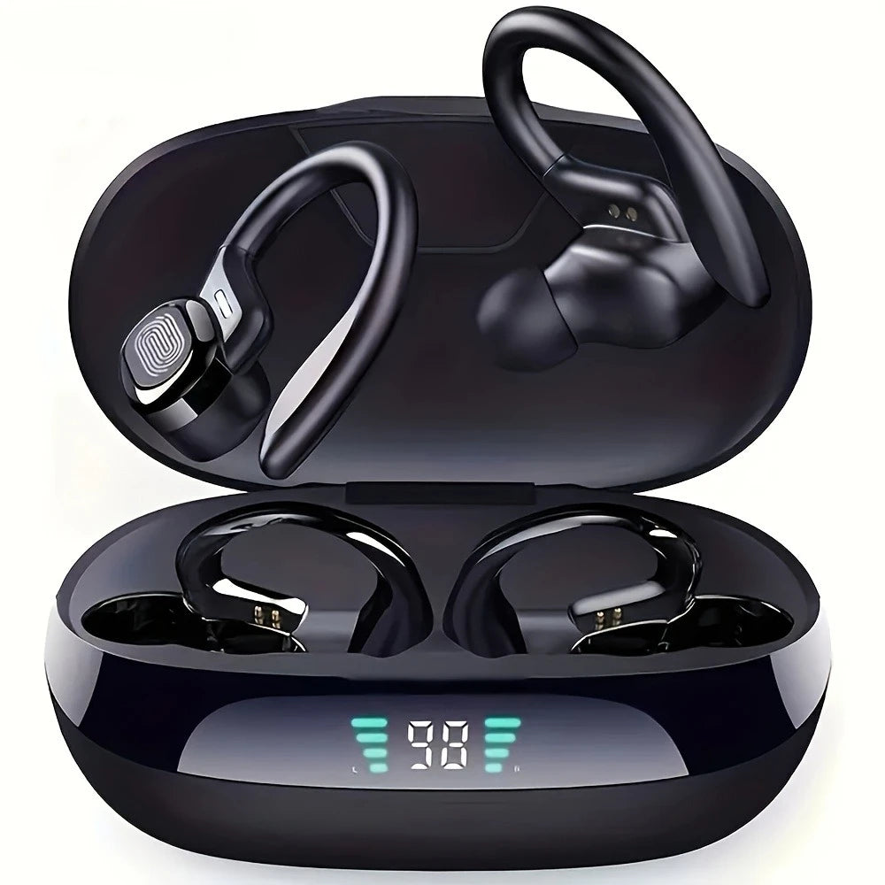 Lenovo Open-back Wireless Bluetooth Headphones, Noise-canceling and Waterproof Sports Headphones, Compatible with Xiaomi iPhone - Merit Sell