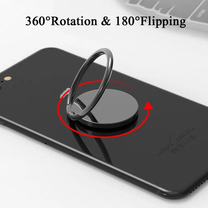 Luxury Spin Rotatable Phone Holder 360 Degree Rotatable Magnet Metal Finger Ring Smartphone Socket For Magnetic Smartphone Stand - Merit Sell