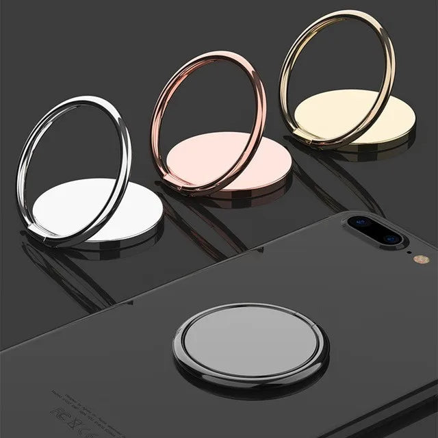 Luxury Spin Rotatable Phone Holder 360 Degree Rotatable Magnet Metal Finger Ring Smartphone Socket For Magnetic Smartphone Stand - Merit Sell