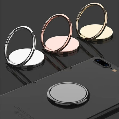 Luxury Spin Rotatable Phone Holder 360 Degree Rotatable Magnet Metal Finger Ring Smartphone Socket For Magnetic Smartphone Stand - Merit Sell
