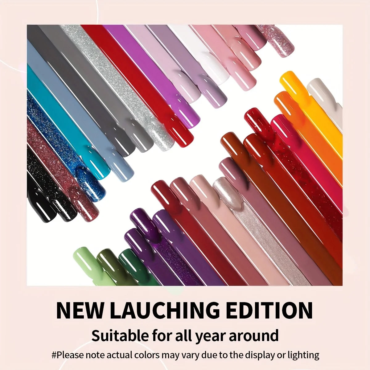 MORDDA 10pcs 6Ml Nail polish set New Spring/Summer popular color 10colors exclusive for nail salon High saturation color gel - Merit Sell