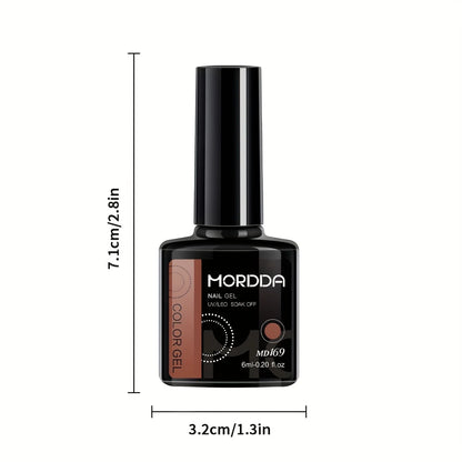 MORDDA 10pcs 6Ml Nail polish set New Spring/Summer popular color 10colors exclusive for nail salon High saturation color gel - Merit Sell