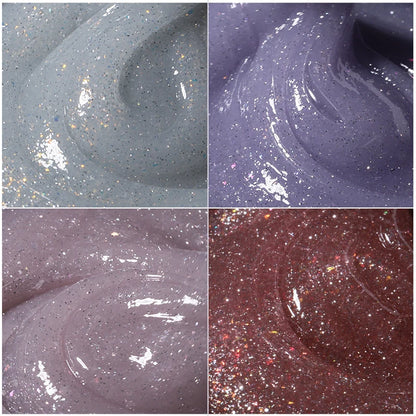 MSHARE 50ML Self Leveling Extension Nail Gel Set UV Led Construction Gel For Manicure Extend French Nail Art Build Nail - Merit Sell