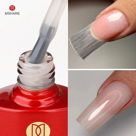 MSHARE Fiberglass Nails Builder Nail Extension Gel Set Fiber for Nail Extension Fibernails Nail Form Acrylic Tips Nail Salon 2m - Merit Sell