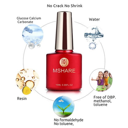 MSHARE Fiberglass Nails Builder Nail Extension Gel Set Fiber for Nail Extension Fibernails Nail Form Acrylic Tips Nail Salon 2m - Merit Sell