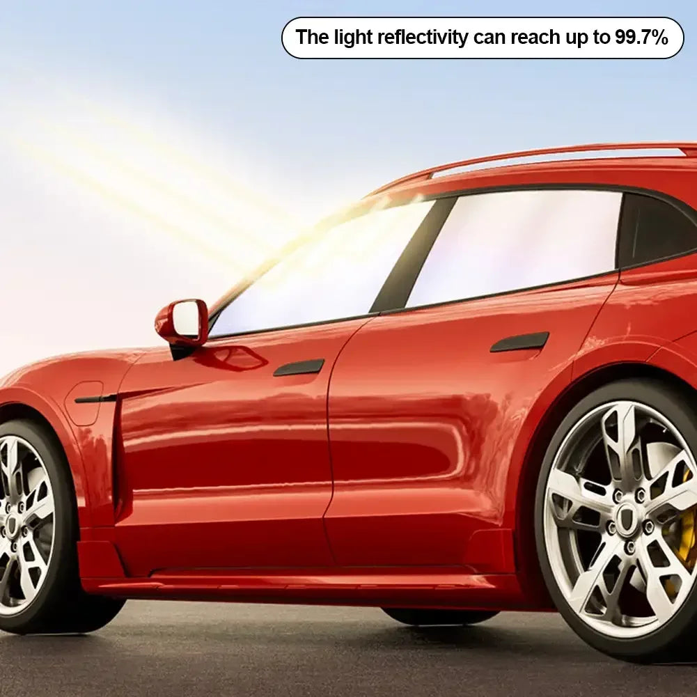 Magnet Car Side Window Curtain Privacy Curtains for Car Sun Shade Summer Sunshades UV Reflection Front/Back Window - Merit Sell