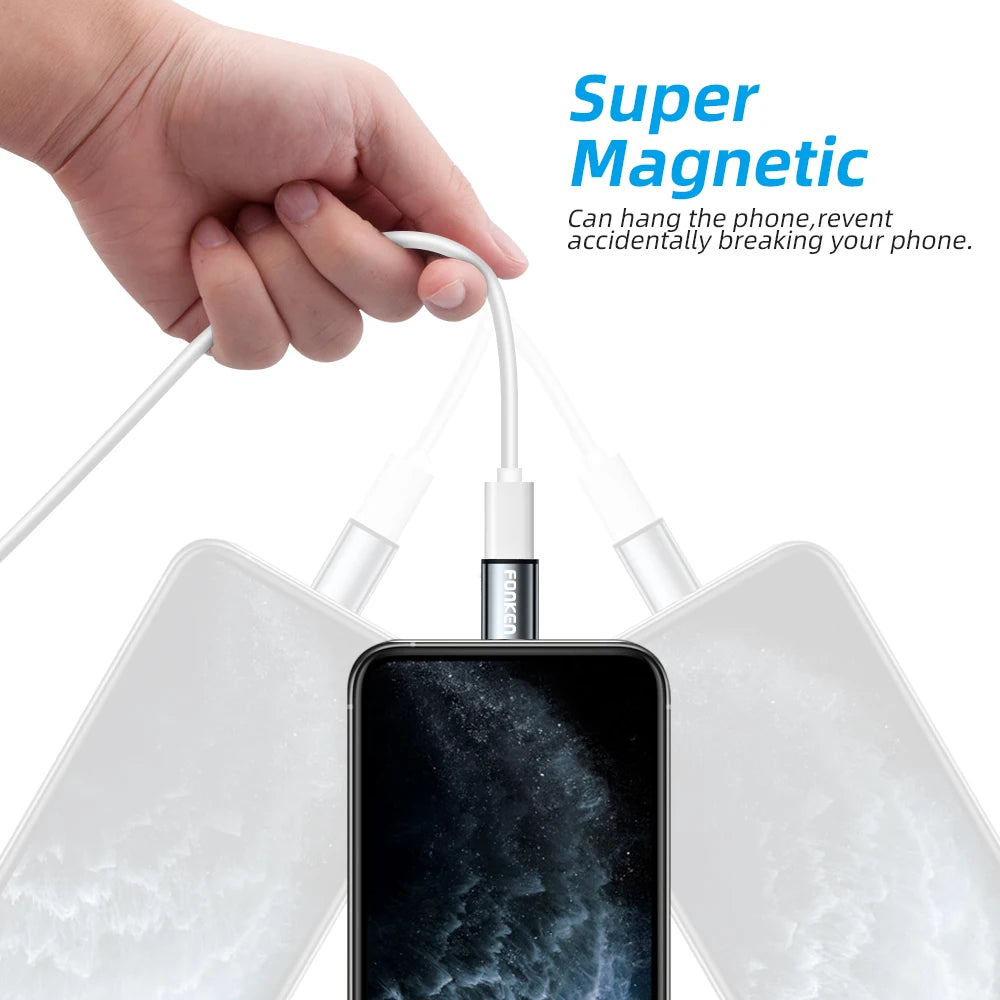 Magnetic Cable Connector Mobile Phone Cable Adapter Micro USB Magnetic Tip Magnet Charger Plug Type C Adapter for Huawei Android - Merit Sell