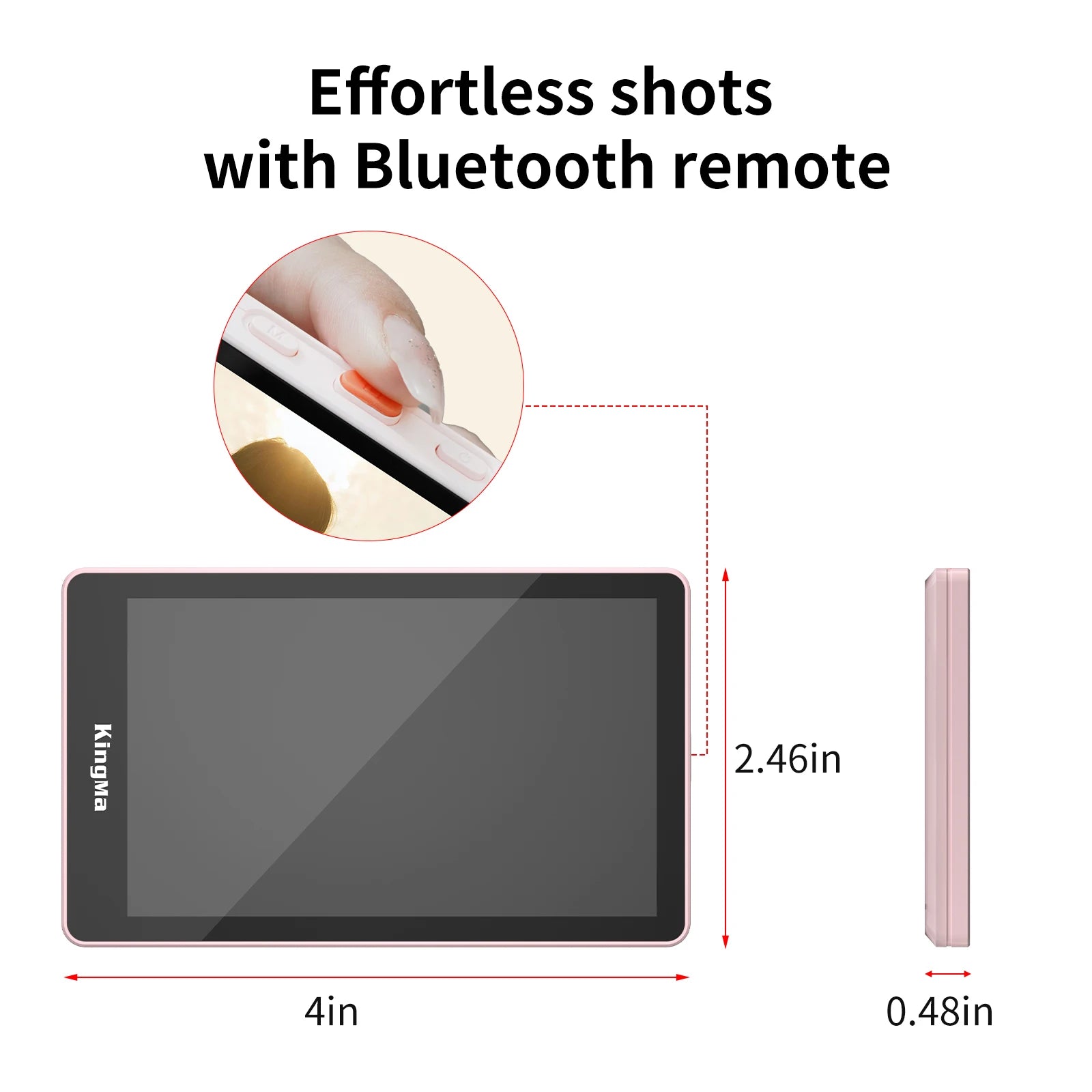 Magnetic Phone Vlog Selfie Monitor Screen, Using Phone Rear Camera for iPhone16 pro max 15 14 13 Selfie Vlog Live Stream TikTo - Merit Sell