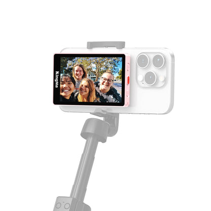 Magnetic Phone Vlog Selfie Monitor Screen, Using Phone Rear Camera for iPhone16 pro max 15 14 13 Selfie Vlog Live Stream TikTo - Merit Sell