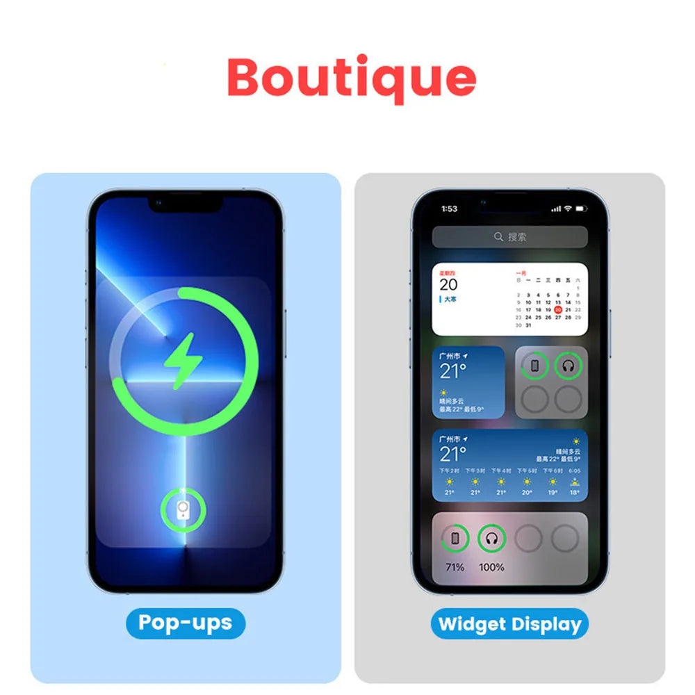Magnetic Power Bank For iphone Airpods Apple Watch Wireless Charger 3 in 1 Wireless Powerbaknk Portable Auxiliary Battery Pack - Merit Sell