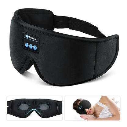 Mask For Sleep Headphones Bluetooth 3D Eye Mask Music Play Sleeping Headphones with Built-in HD Speaker - Merit Sell