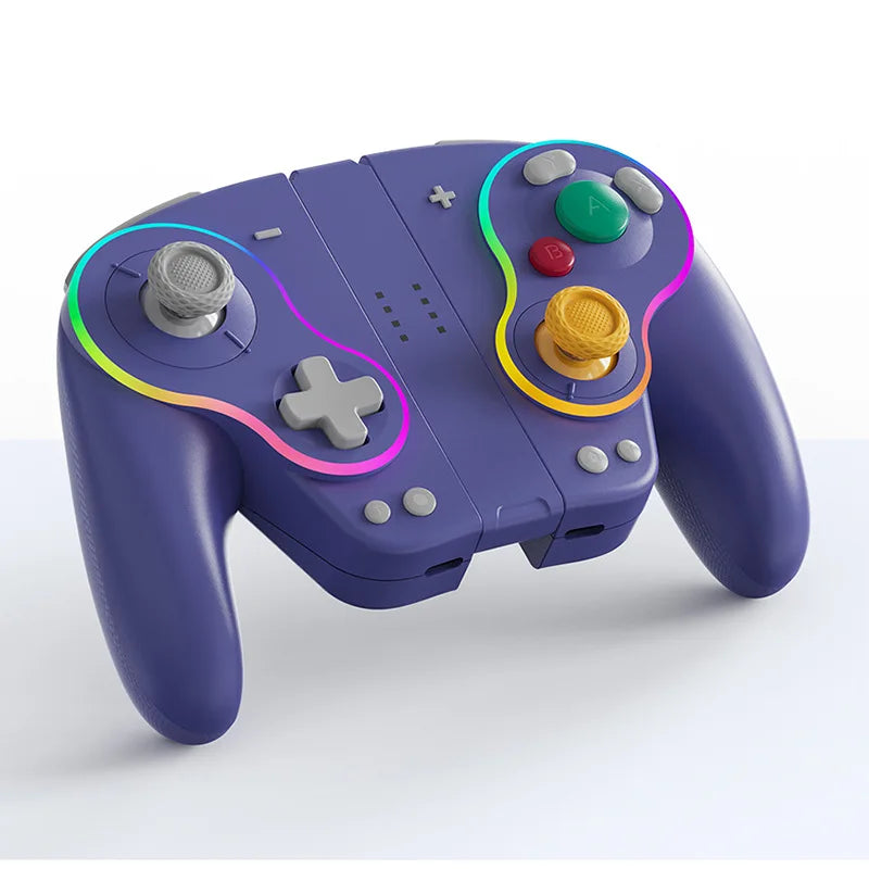 Mechanical Button Switch Gamepad Retro Luminous Coated Hall Rocker Joy Stick Retro Style Luminous Joysticks Game Controllers - Merit Sell